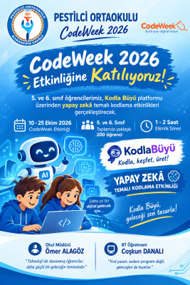 Yapay Zeka / Pestilci Ortaokulu / Kodlama